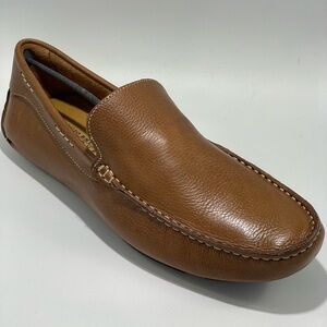 Giorgio Brutini Trayger Tan Leather Driving Loafers Men 9D Softcore Minimalist